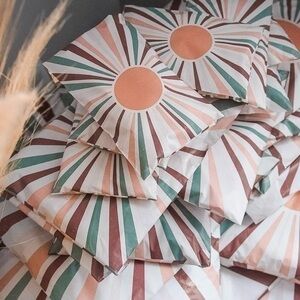 RESTOCKED! 6x9 Pack of 100 PolyMailers The Vintage Boho Sun! Shipping Supplies